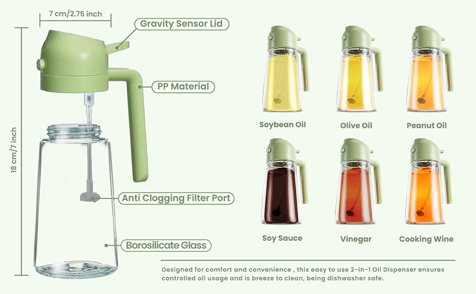 Oil Dispenser & Sprayer
